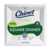 Chinet Classic square dinner plate