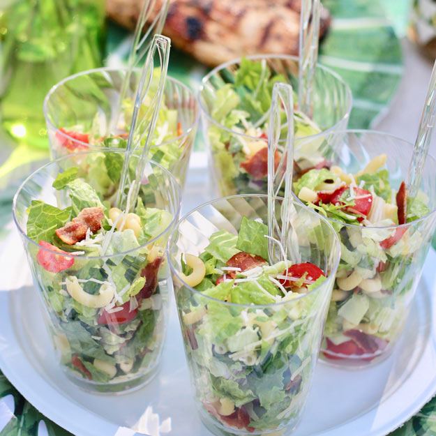 Healthy Summer Cookout Salad Cups Recipe - Chinet®