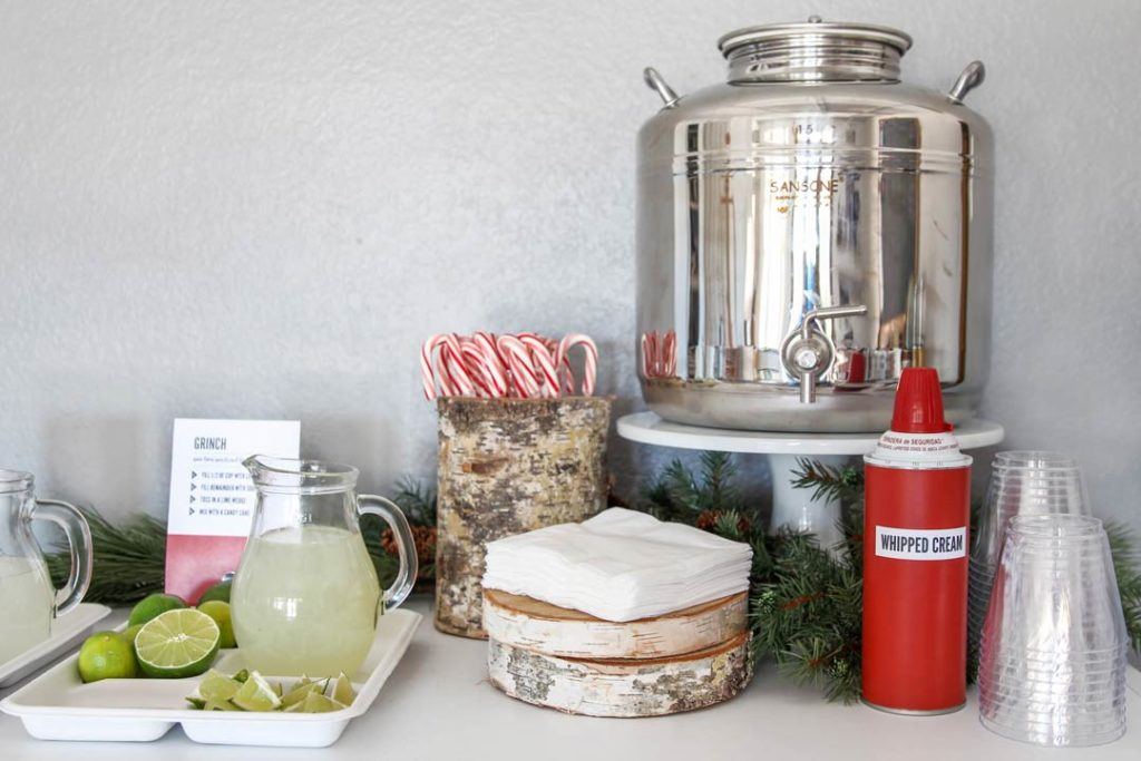 Drink Station Ideas for the Holidays - Northern California Style