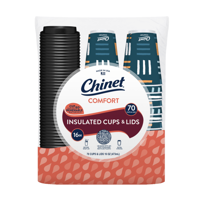 Comfort cup in package rendering