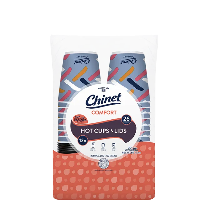 Chinet Comfort Cup, 12oz in packaging