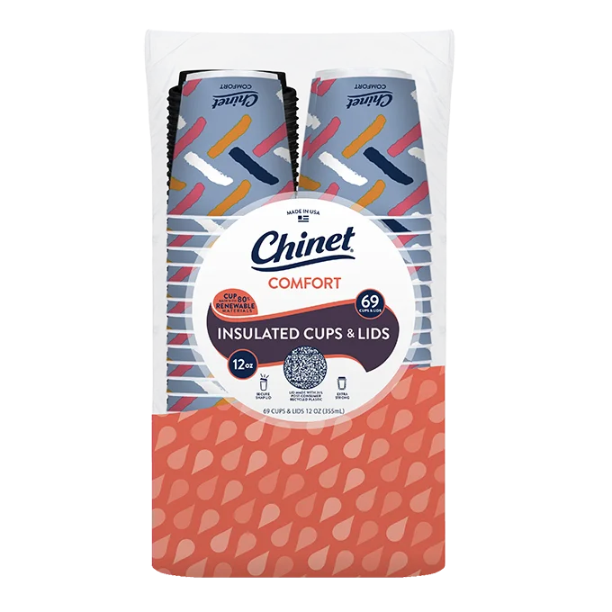 Chinet Comfort Cup, 12oz in packaging