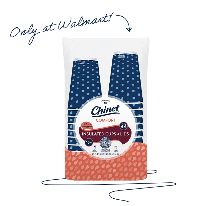 Chinet Comfort 16oz Cup in packagaing