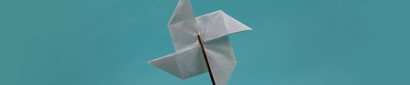 Pinwheel Napkin Fold