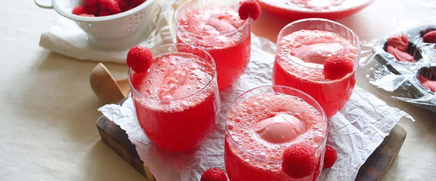 Raspberry Sherbet Punch