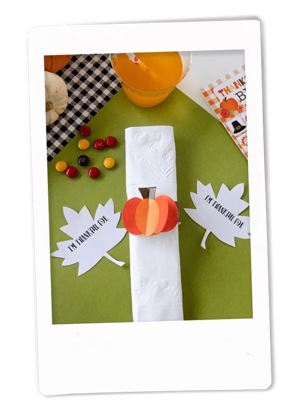 Thanksgiving Kids’ Table Ideas