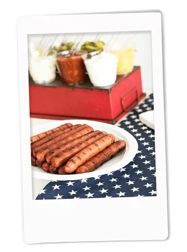 4th of July Hot Dog Bar